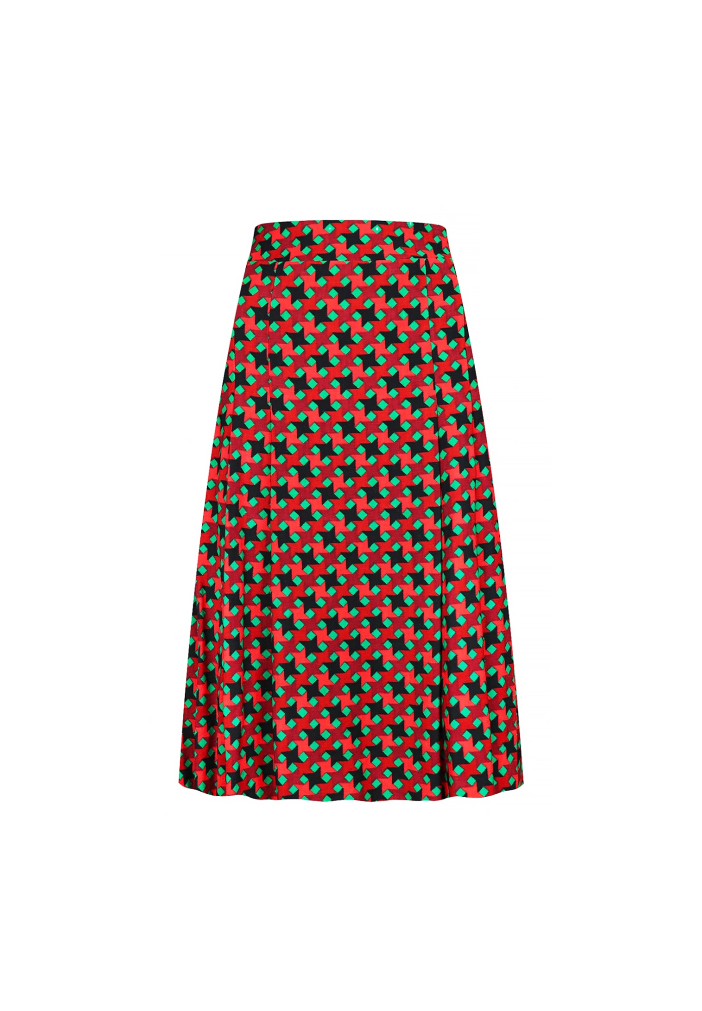 Pierre Cardin Geometric Print Skirt