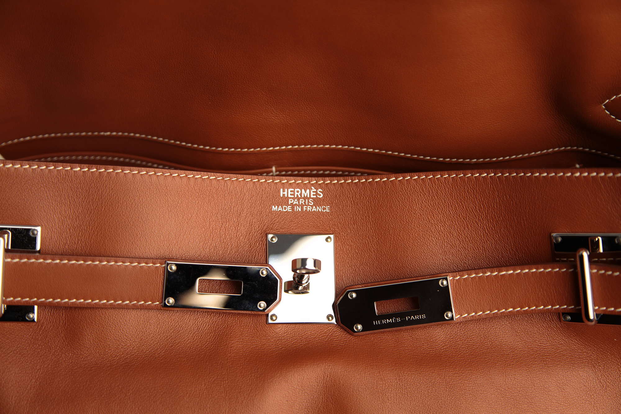 Hermès Kelly 50 Voyage Swift Leather Brown Bag