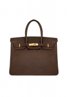 Hermès Birkin 35 Cacao Chevre Bag