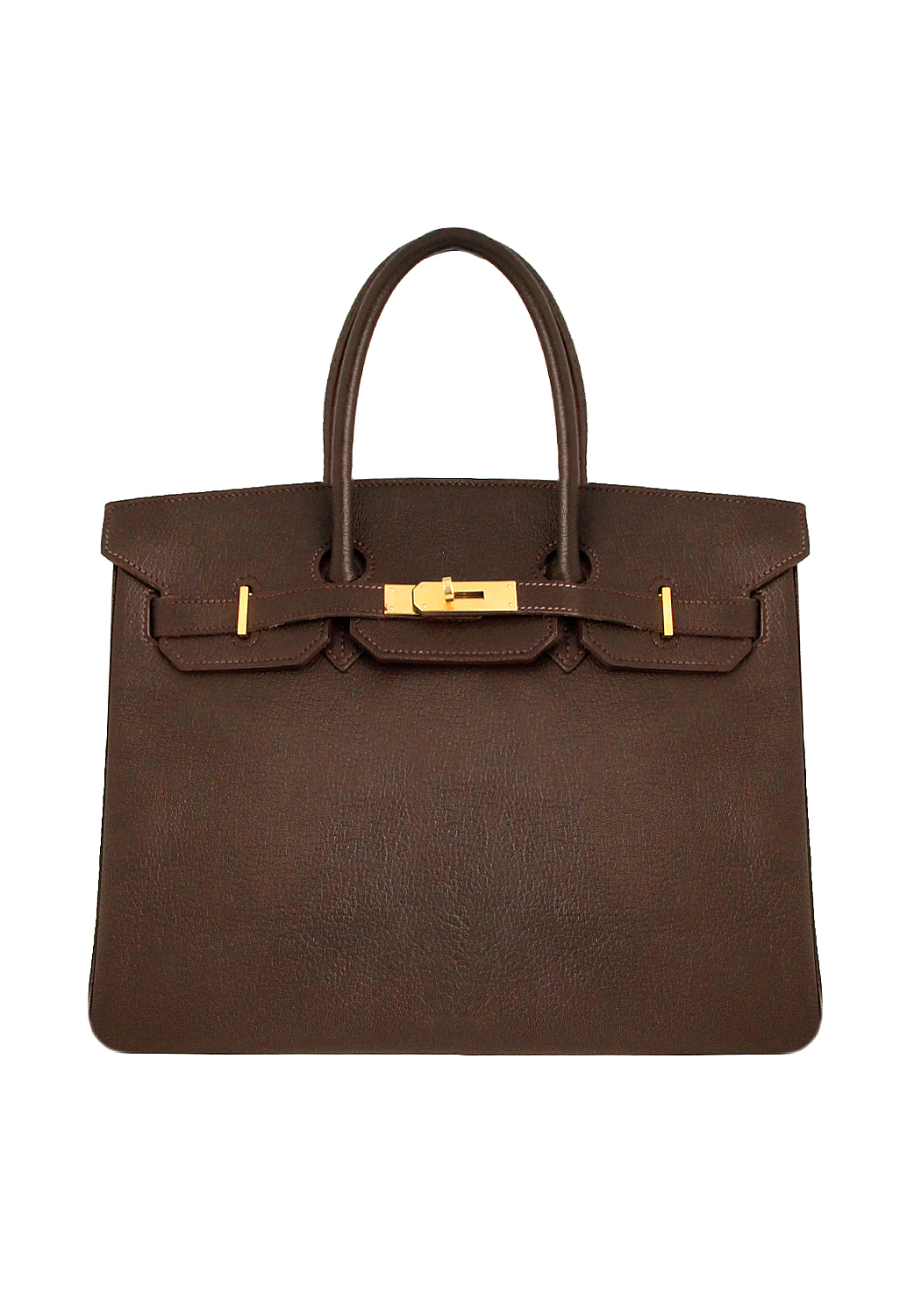 Hermès Birkin 35 Cacao Chevre Bag