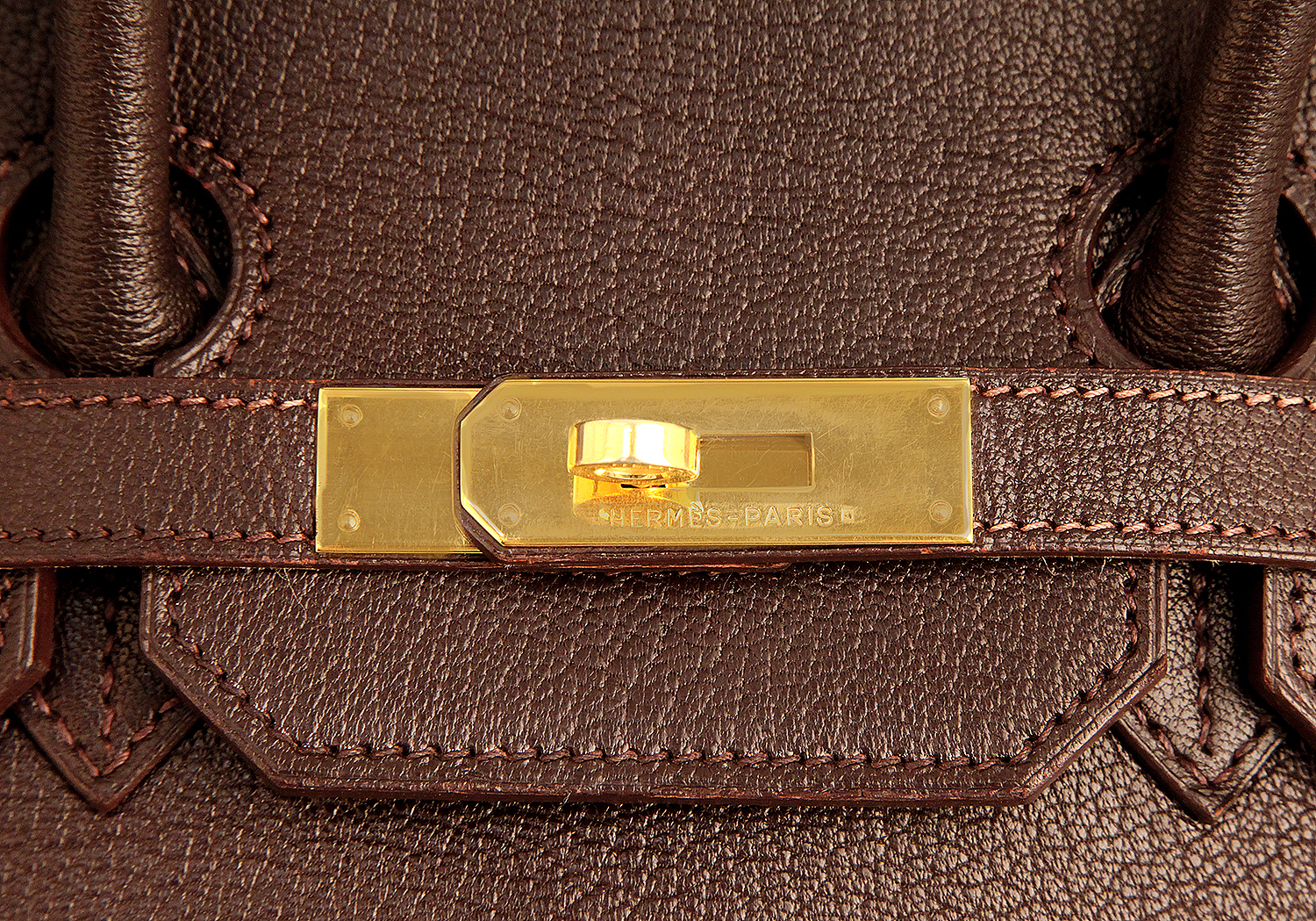 Hermès Birkin 35 Cacao Chevre Bag