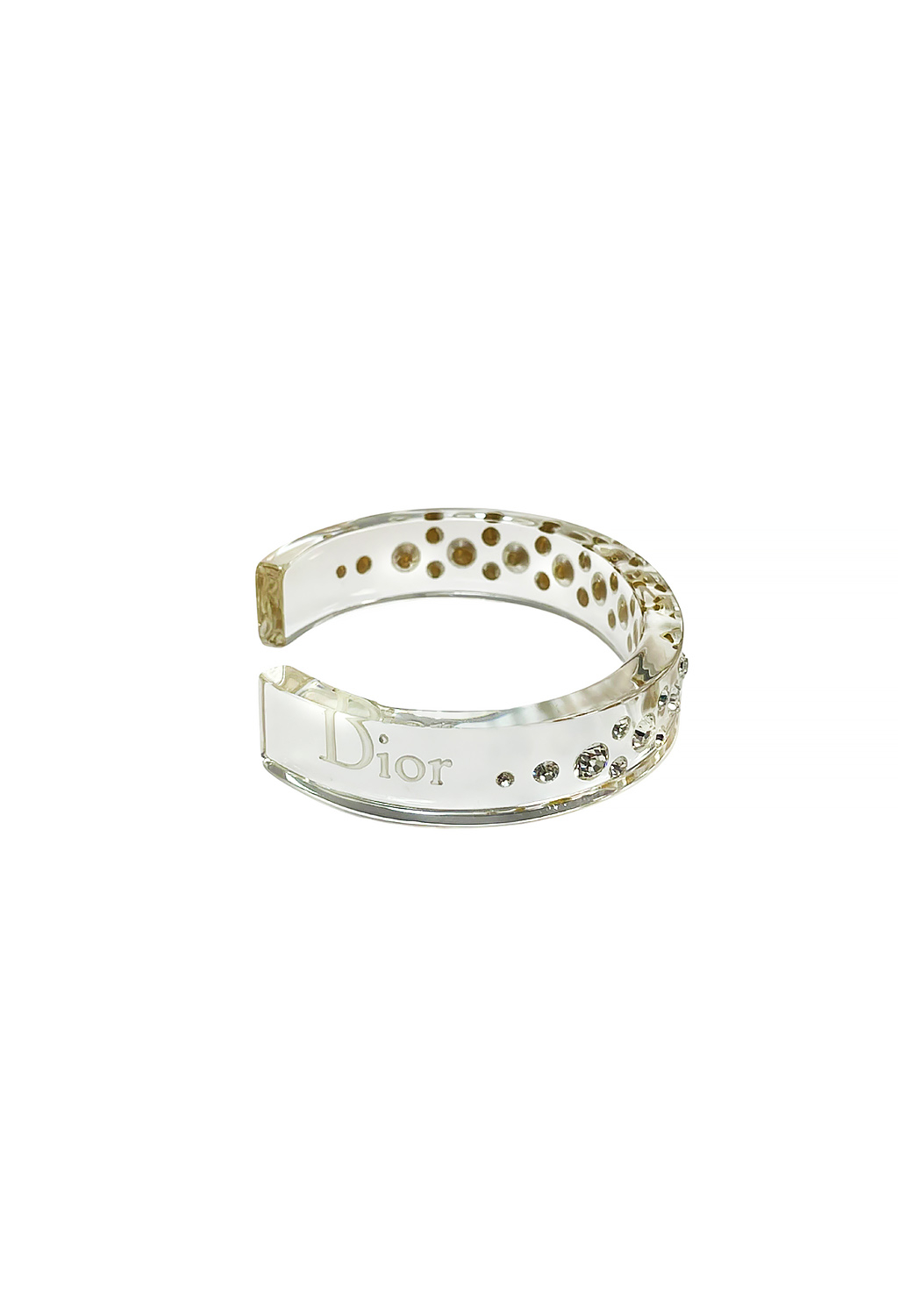 Christian Dior Crystals Cuff Bracelet