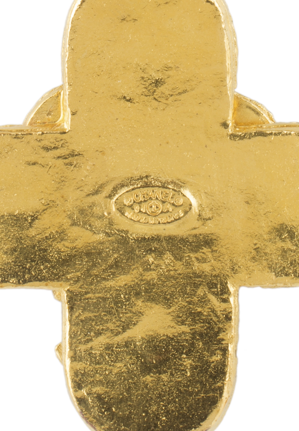 Chanel Cross Pendant Necklace