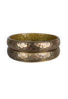 Chanel Two Golden Bracelets Set