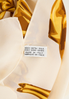 White Chanel Printed Scarf