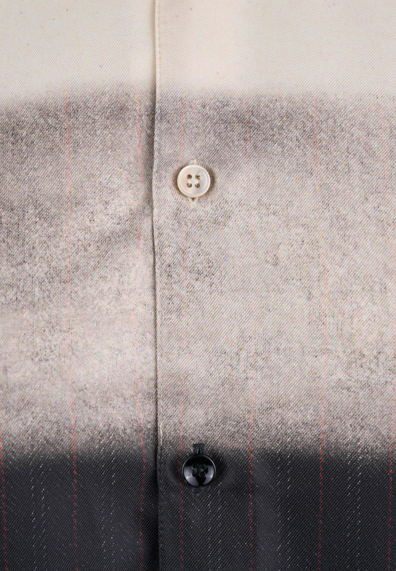 Maison Margiela Black Gradient Print Blouse