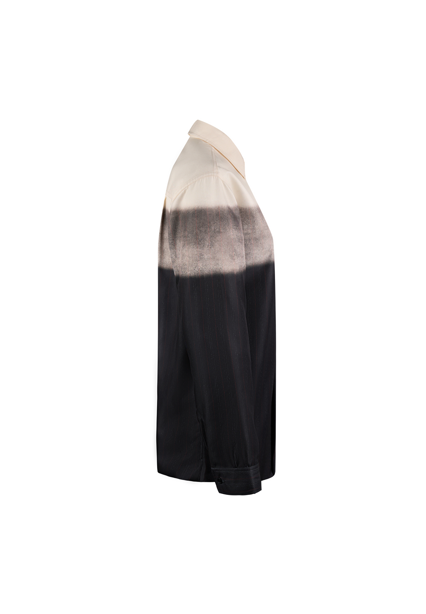 Maison Margiela Black Gradient Print Blouse