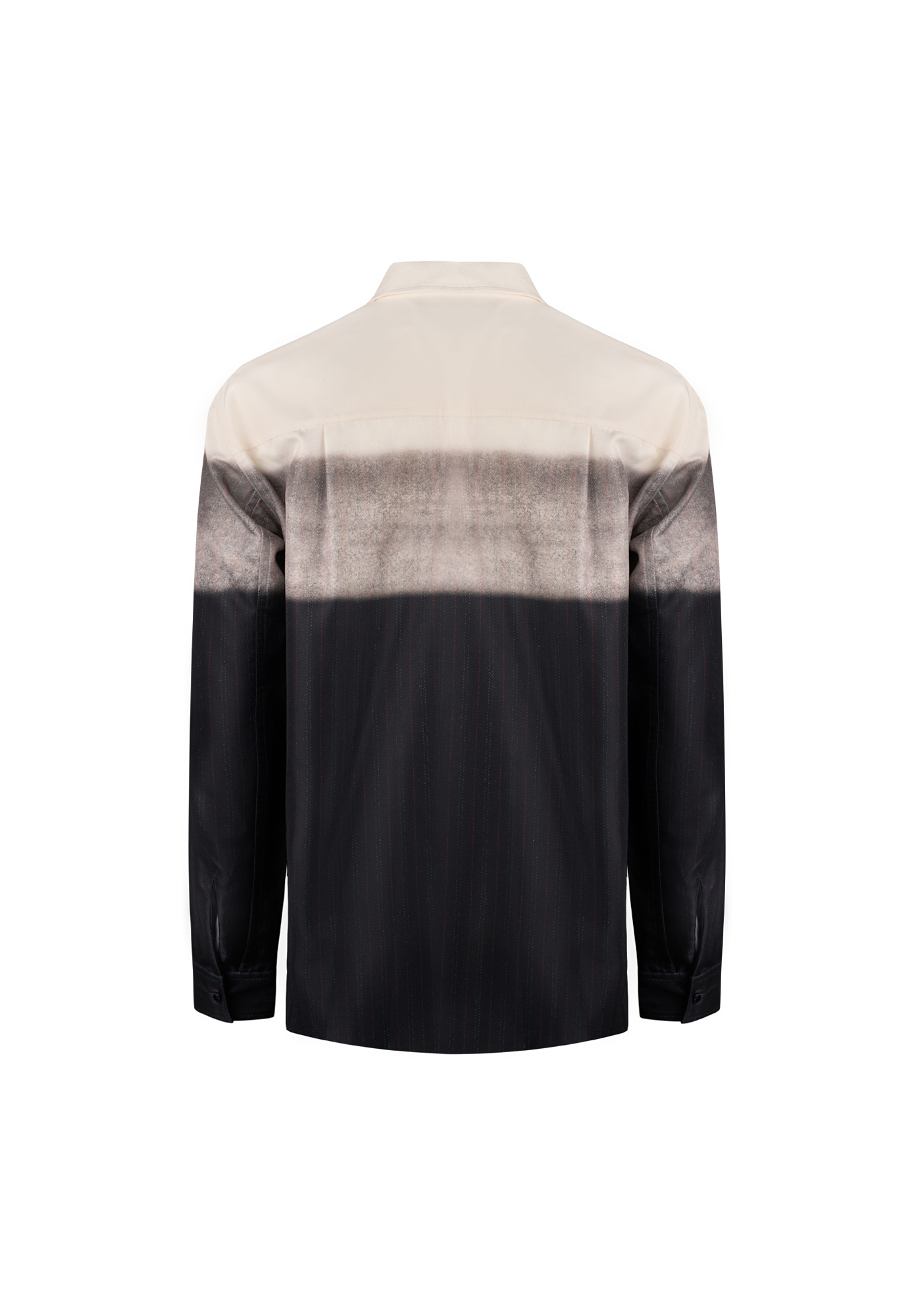 Maison Margiela Black Gradient Print Blouse