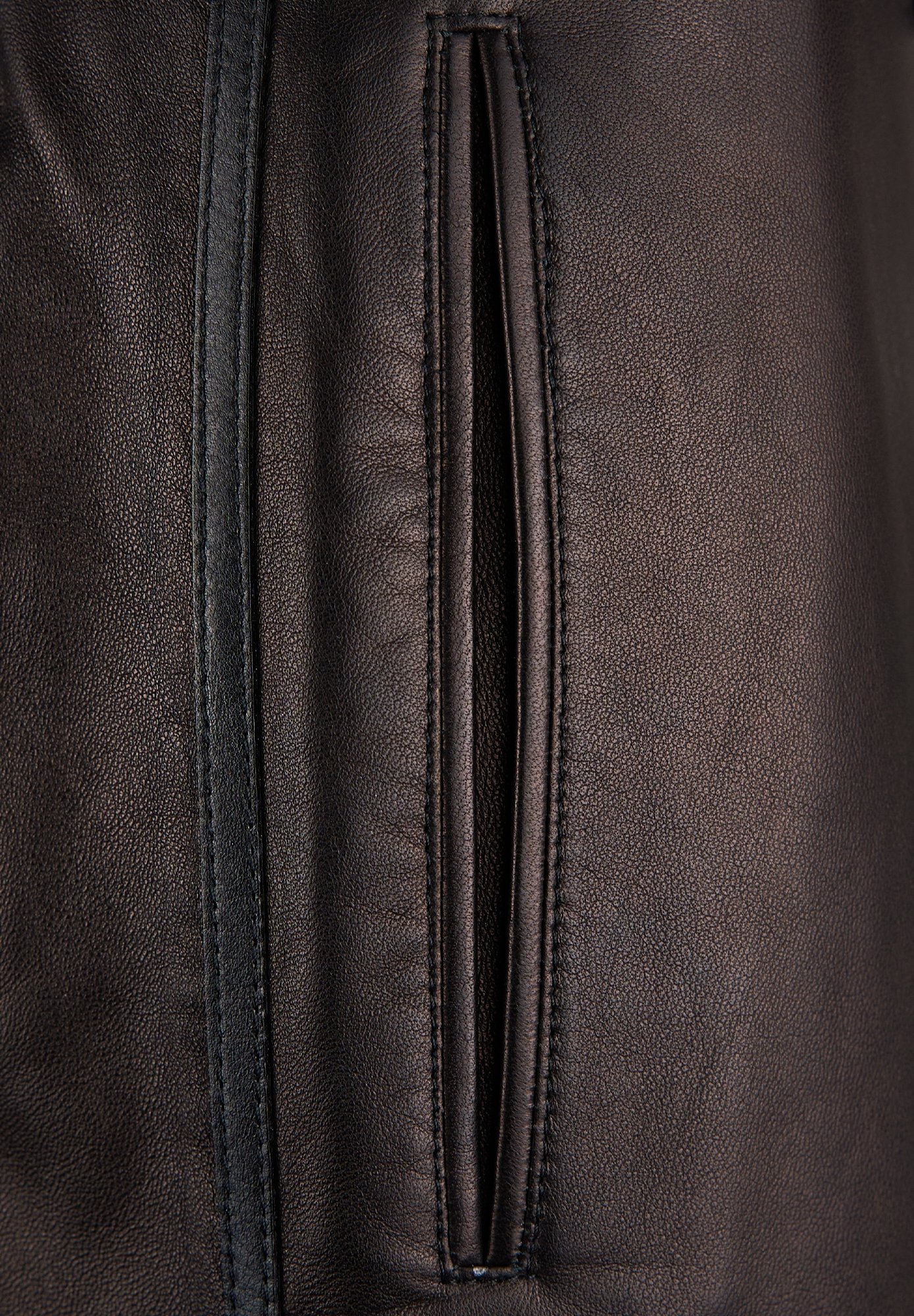 Versace Black Leather Trousers