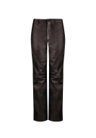 Versace Black Leather Trousers