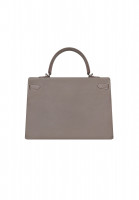 Hermès Kelly 35 Etoupe Epsom Retourne Bag