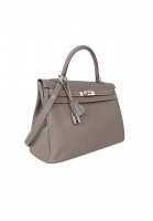 Hermès Kelly 35 Etoupe Epsom Retourne Bag