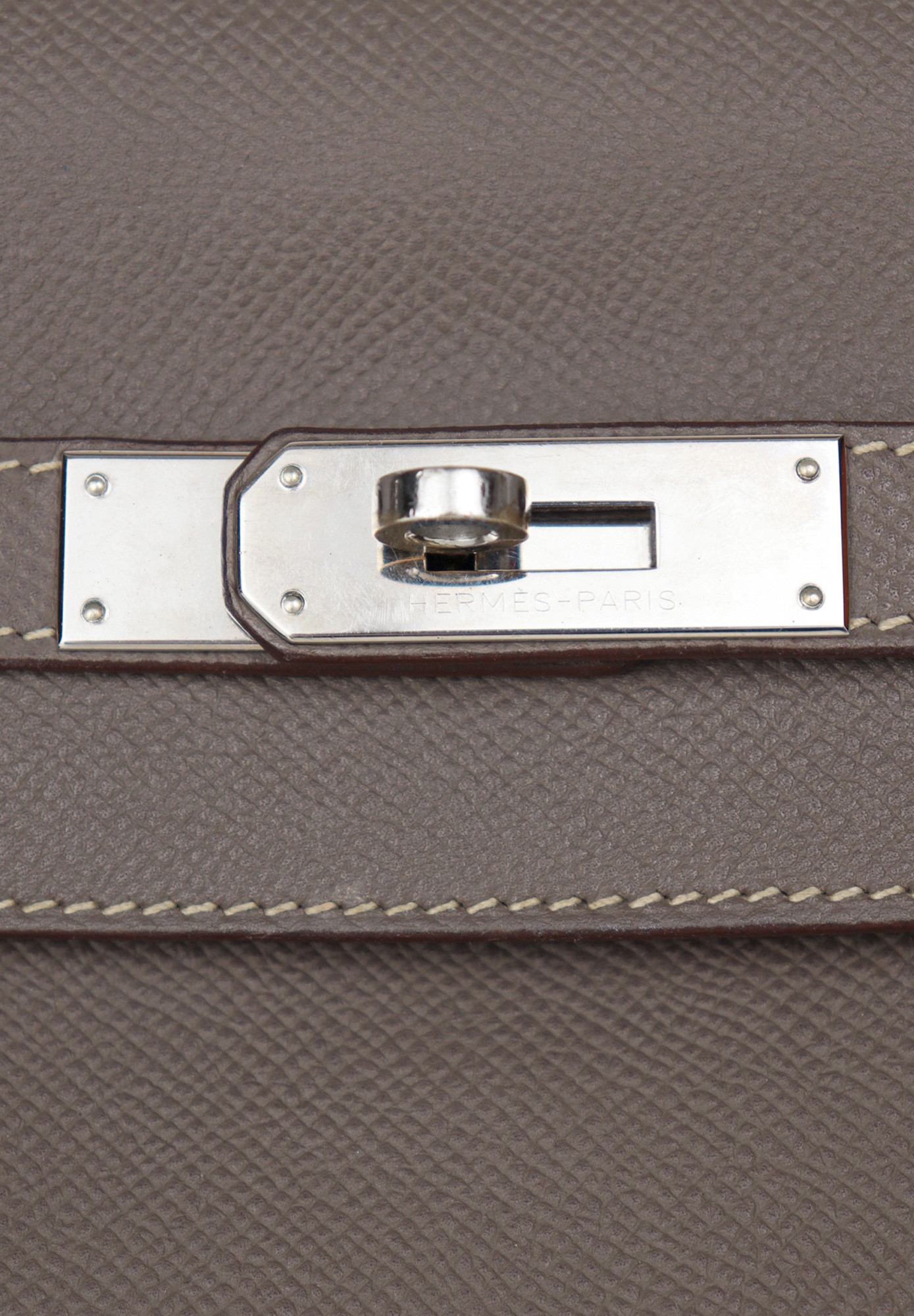 Hermès Kelly 35 Etoupe Epsom Retourne Bag