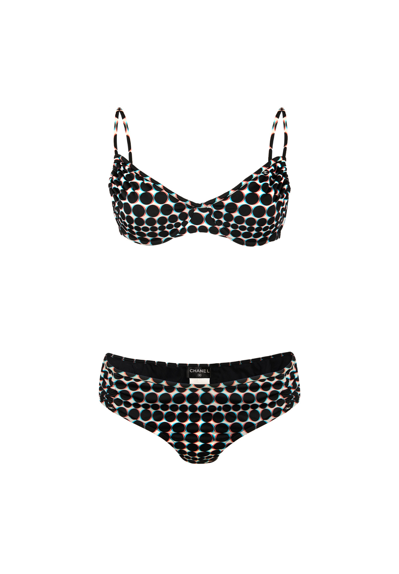 Chanel Black And White Swimsuit