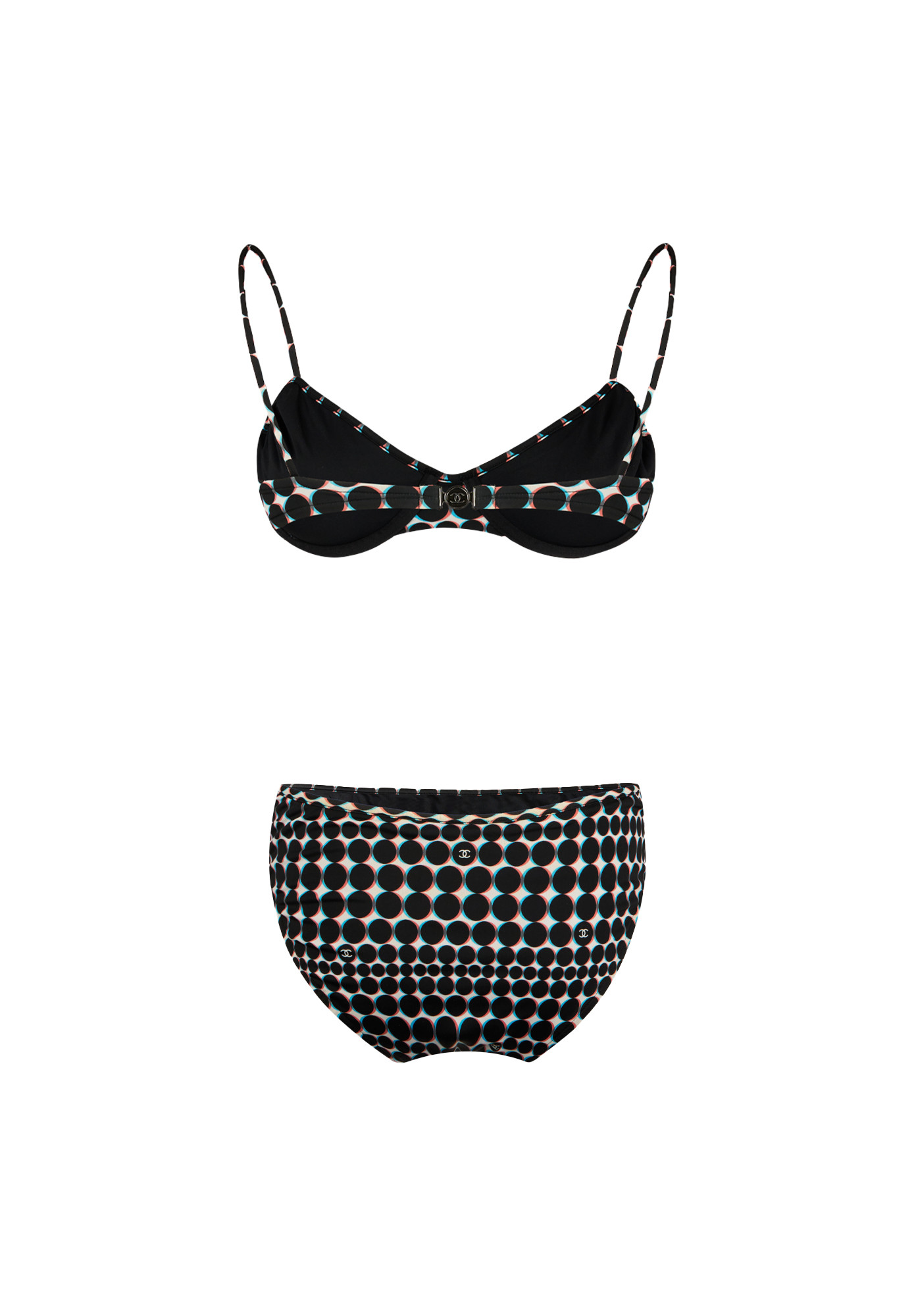 Chanel Black And White Swimsuit