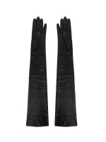 Givenchy Black Leather Gloves