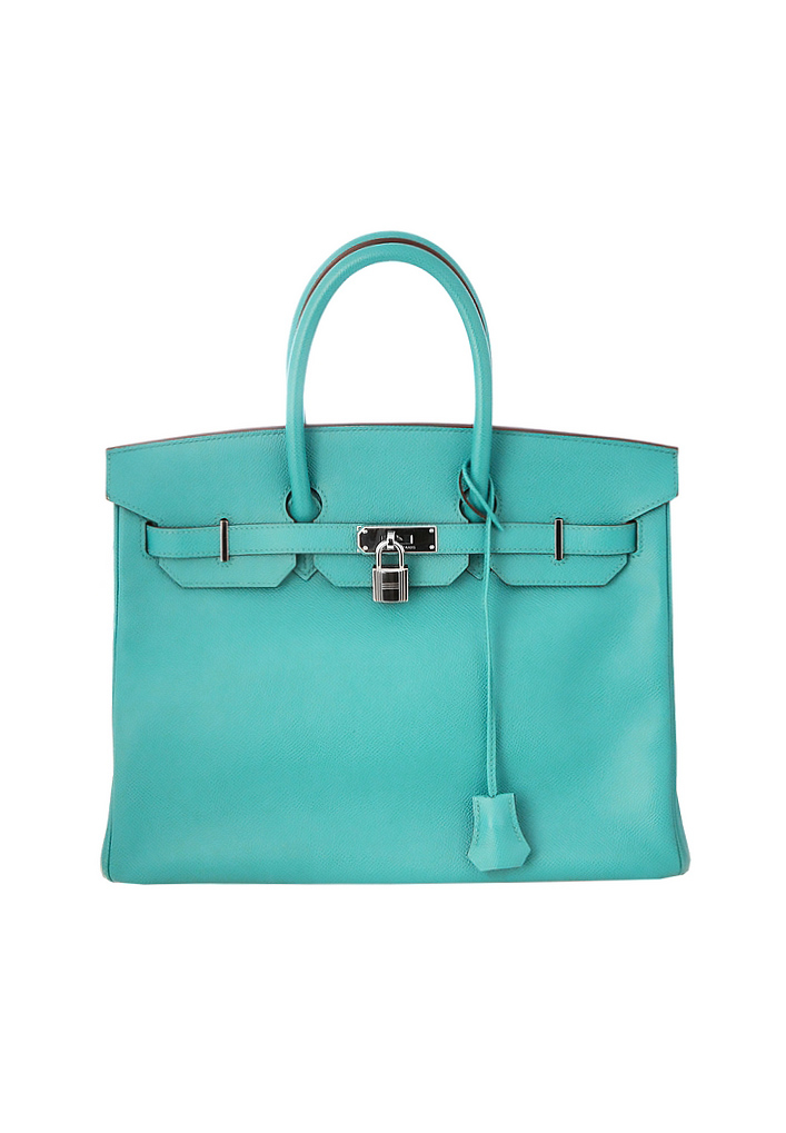 Hermès Birkin 35 Lagoon Epsom Bag 
