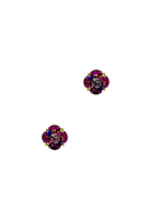 Western Germany Beads Clip-on Earrings