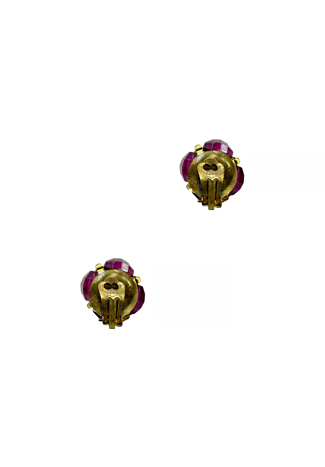 Western Germany Beads Clip-on Earrings