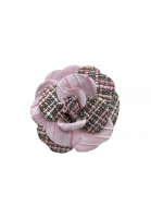 Chanel Pink Camellia Brooch