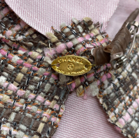 Chanel Pink Camellia Brooch