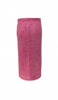 Chanel Pink Tweed Skirt