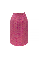 Chanel Pink Tweed Skirt