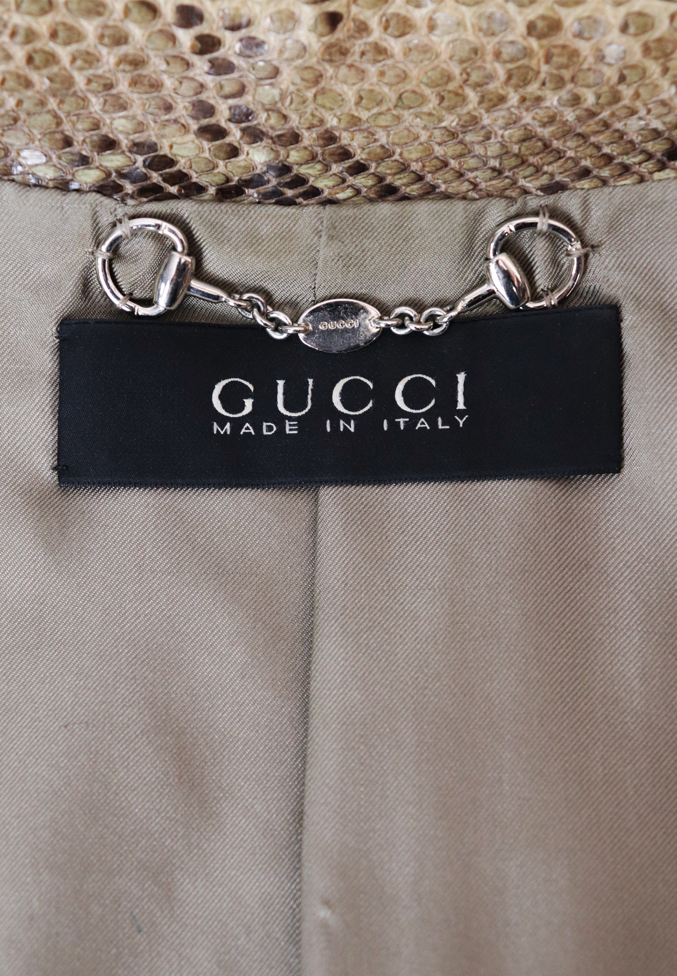 Gucci Python Leather Jacket