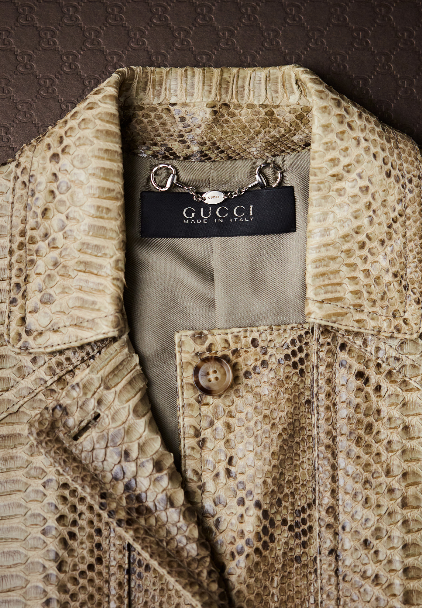 Gucci Python Leather Jacket