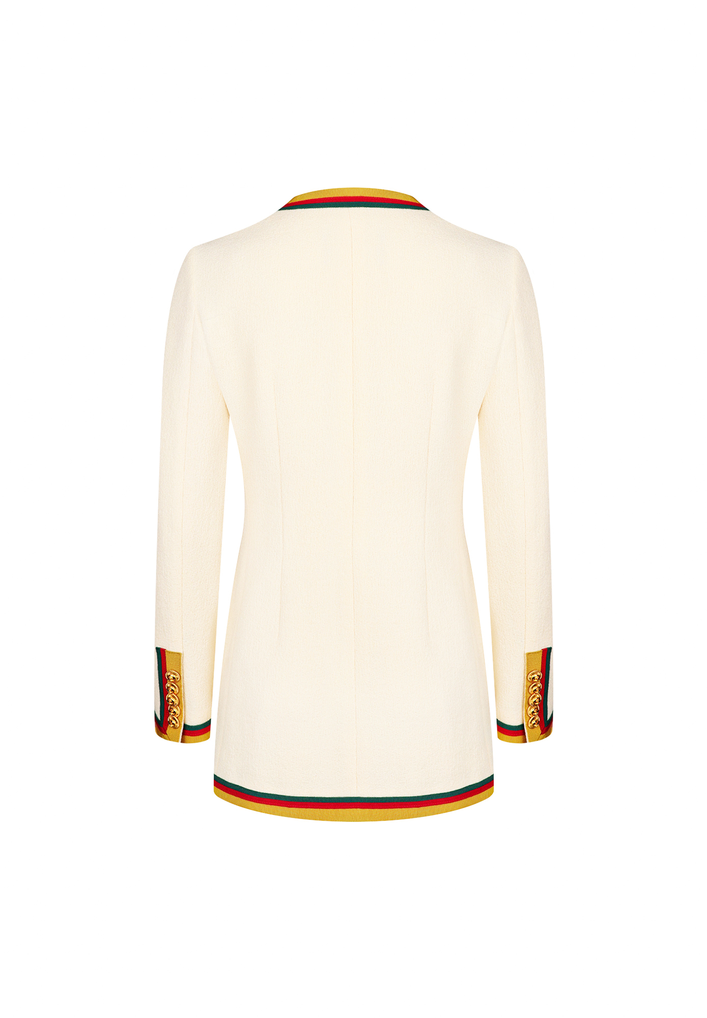 Gucci Jacket With Multicoloured Trim