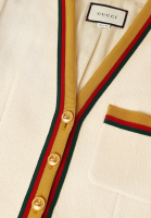 Gucci Jacket With Multicoloured Trim