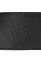 Yves Saint Laurent Black Leather Belt
