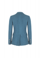 Chanel Emerald Jacket in a houndstooth pattern