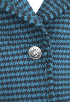 Chanel Emerald Jacket in a houndstooth pattern