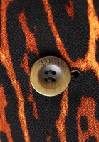 Christian Dior Leopard Jacket With Fur Trim