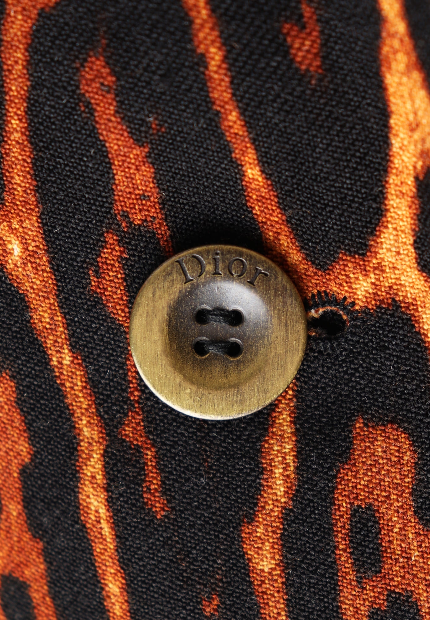 Christian Dior Leopard Jacket With Fur Trim