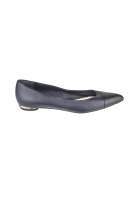 Chanel Navy Ballerina Shoes