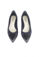 Chanel Navy Ballerina Shoes