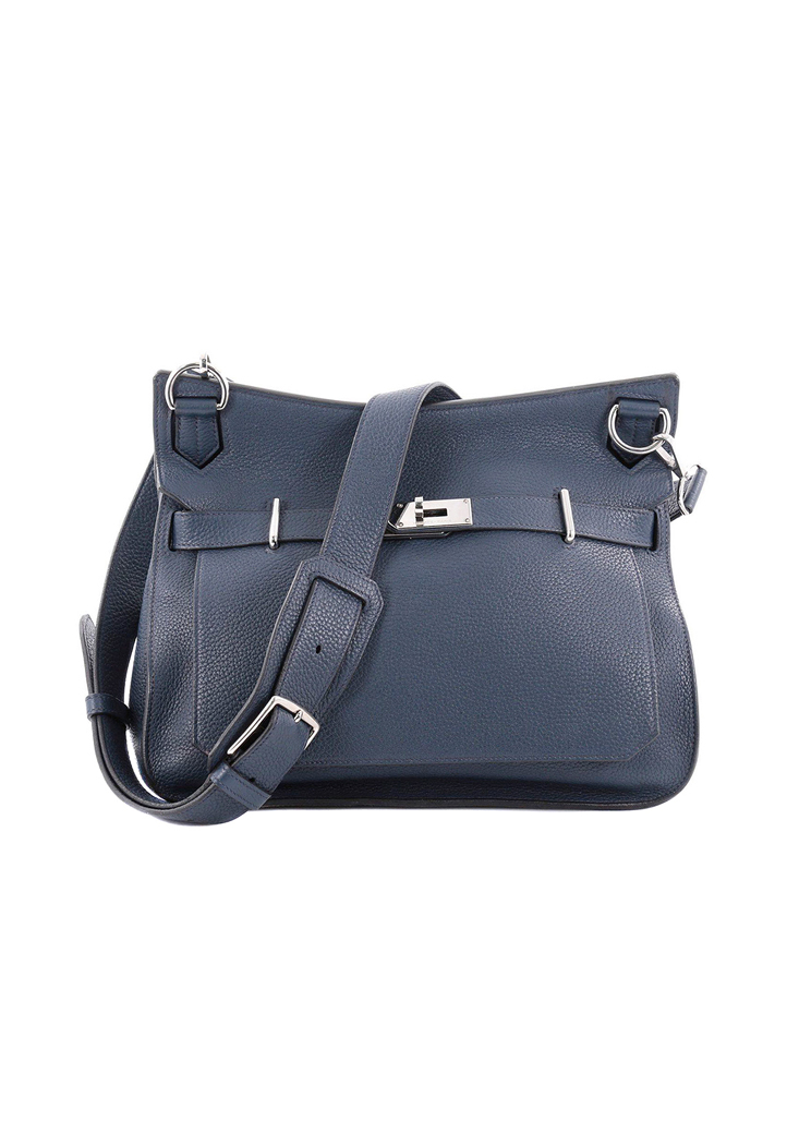 Hermès Jypsiere 34 Navy Bag