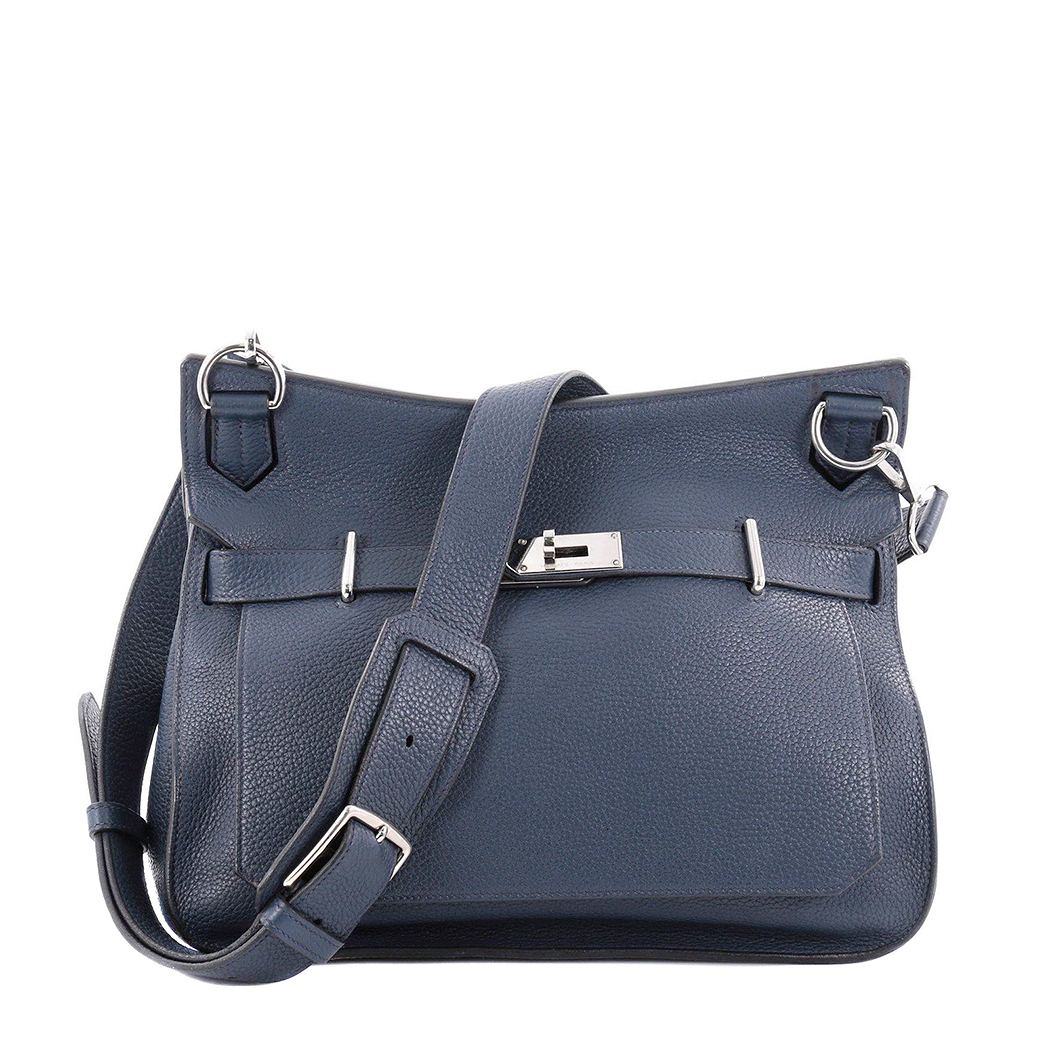 Hermès Jypsiere 34 Navy Bag
