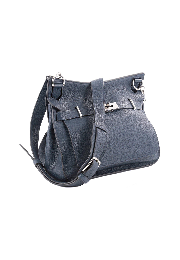 Hermès Jypsiere 34 Navy Bag