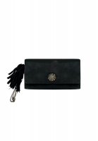 Lanvin Black Silk Clutch