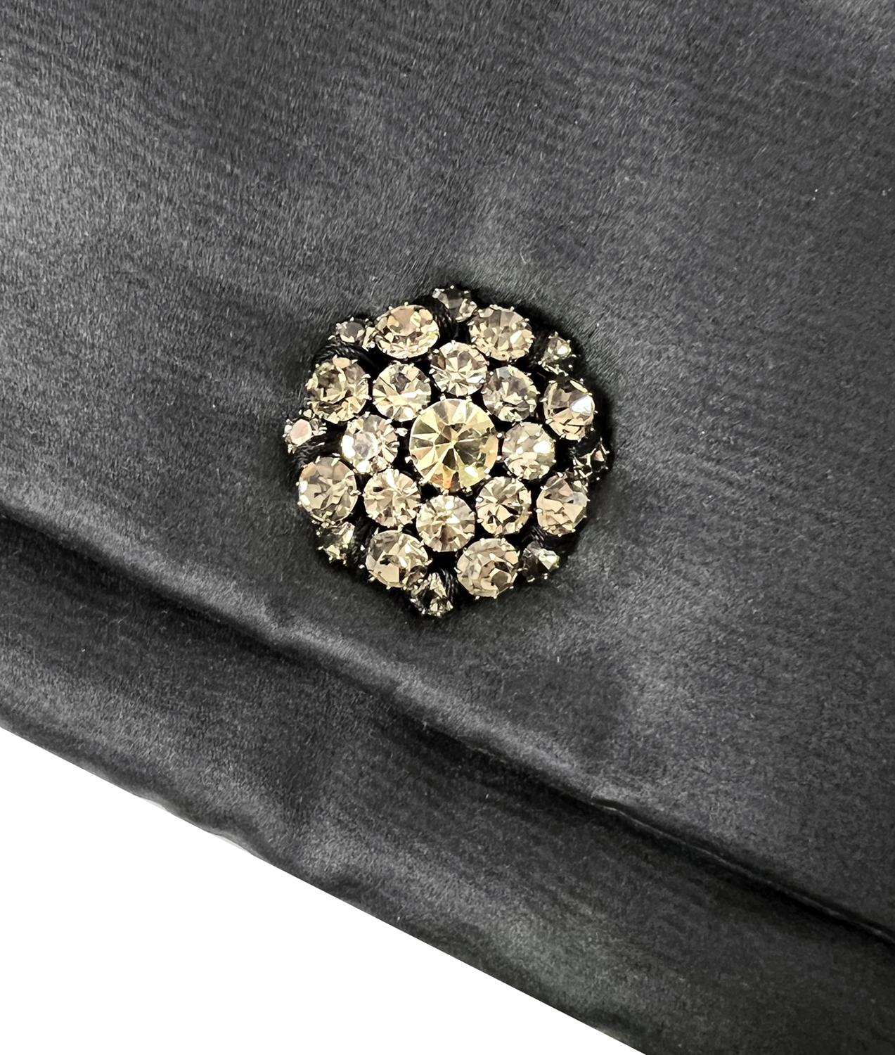 Lanvin Black Silk Clutch