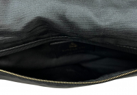 Lanvin Black Silk Clutch