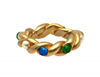 Chanel Pearl and Gripoix Crystal Bracelet