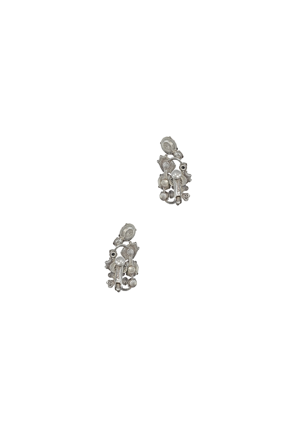 Vendome Silver Clip-on Earrings