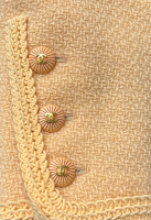 Chanel Peach Tweed Jacket