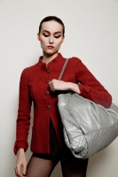 Chanel Tote Silver Bag