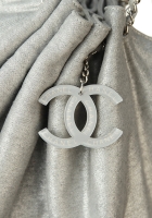 Chanel Tote Silver Bag
