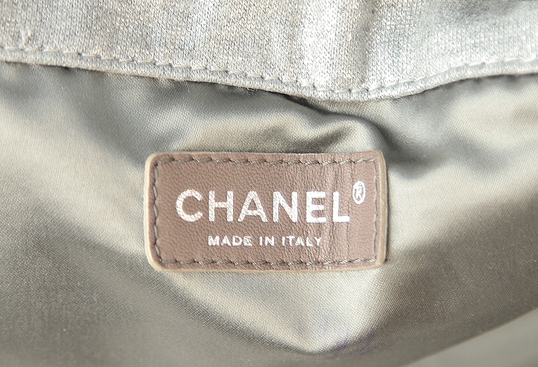 Chanel Tote Silver Bag